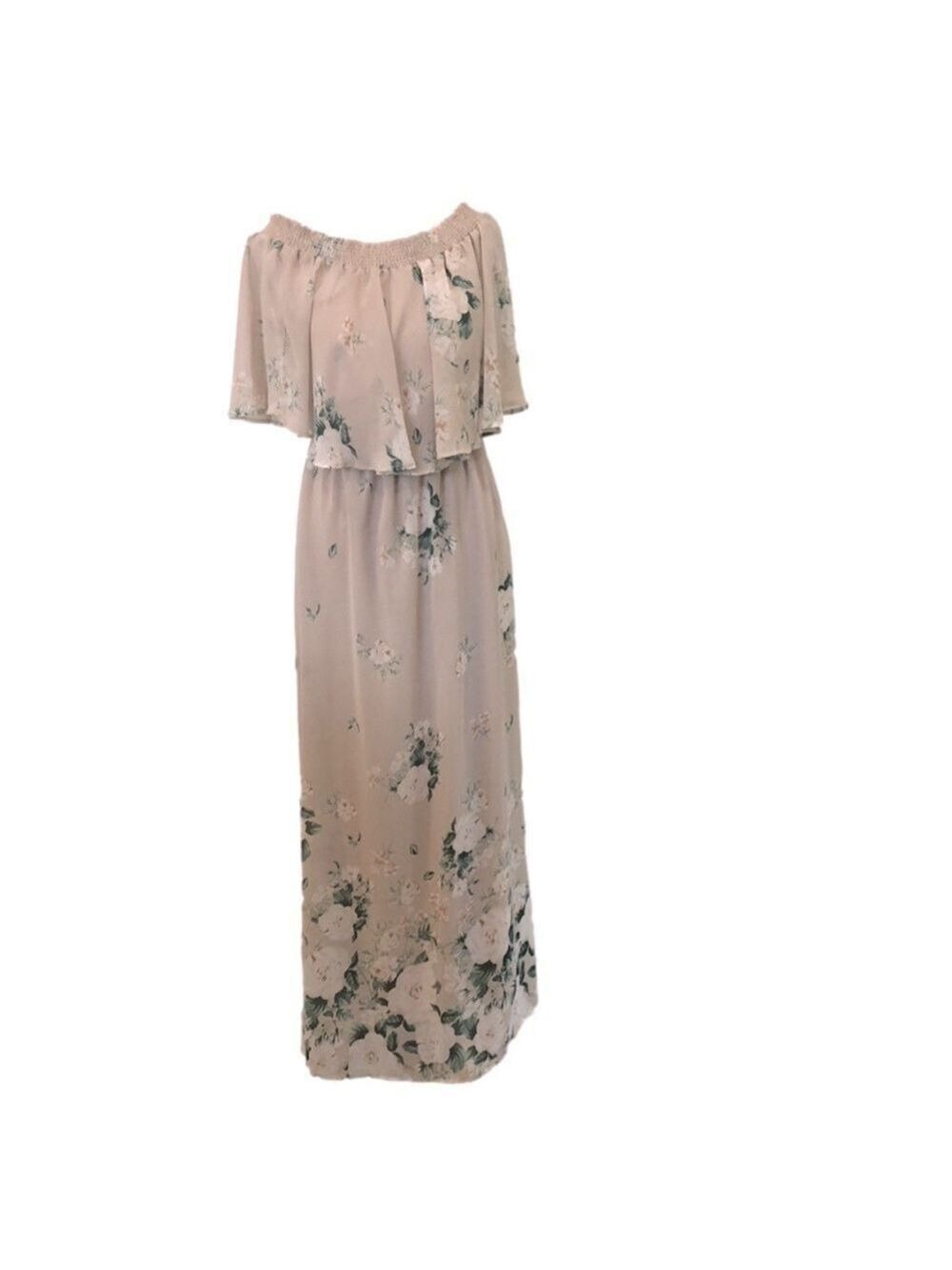 SHOW Me Your MuMu Hacienda maxi dress on/off shoulder strapless floral Size XL